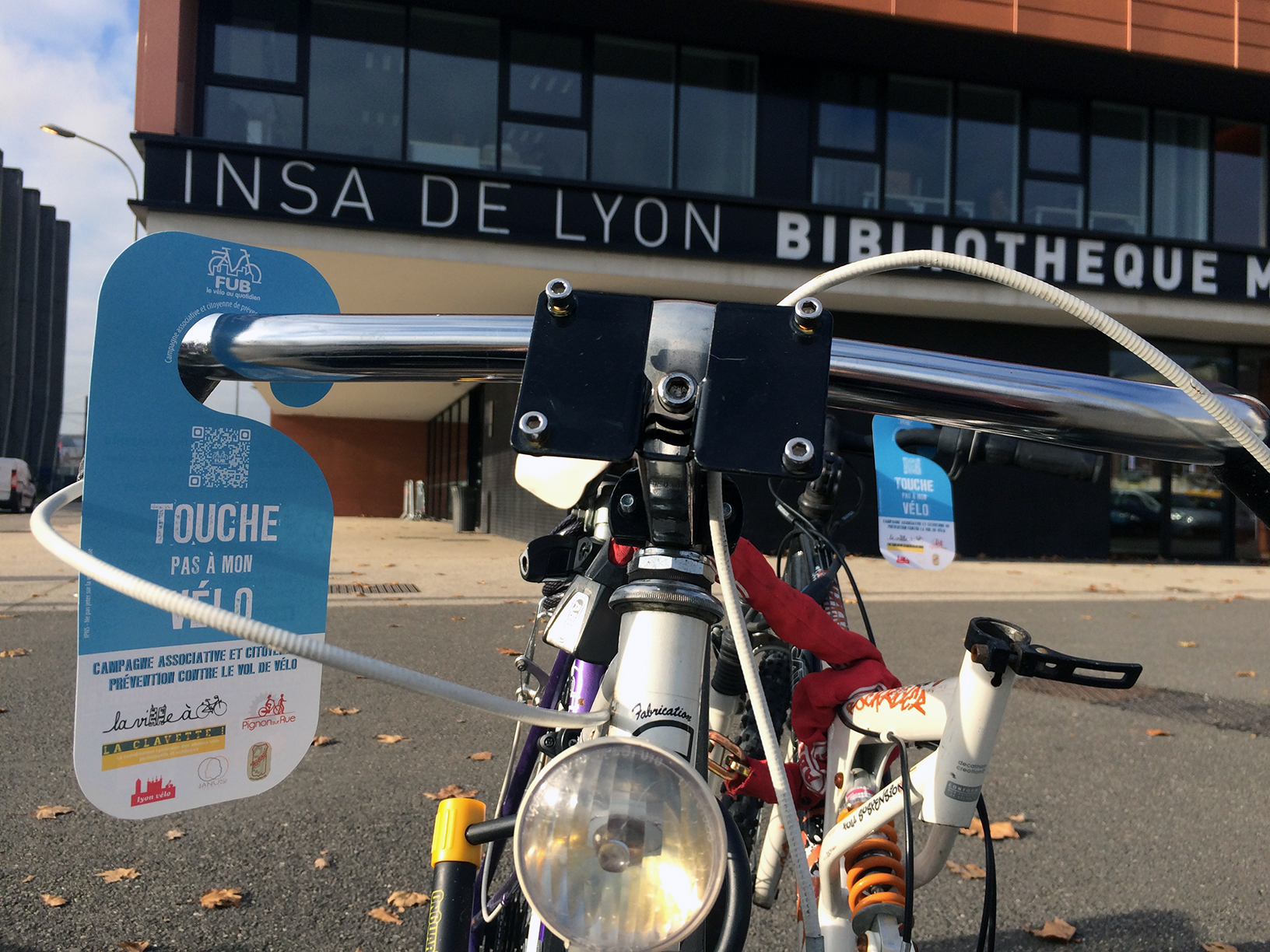 Opération Touche pas à mon vélo INSA Lyon vol vélo